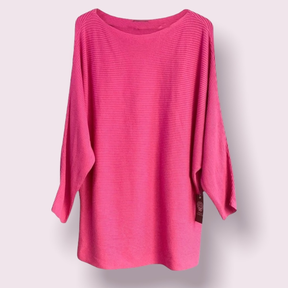 NWT Vince Camuto C3450245 Pink Sweater size Medium Oversized
